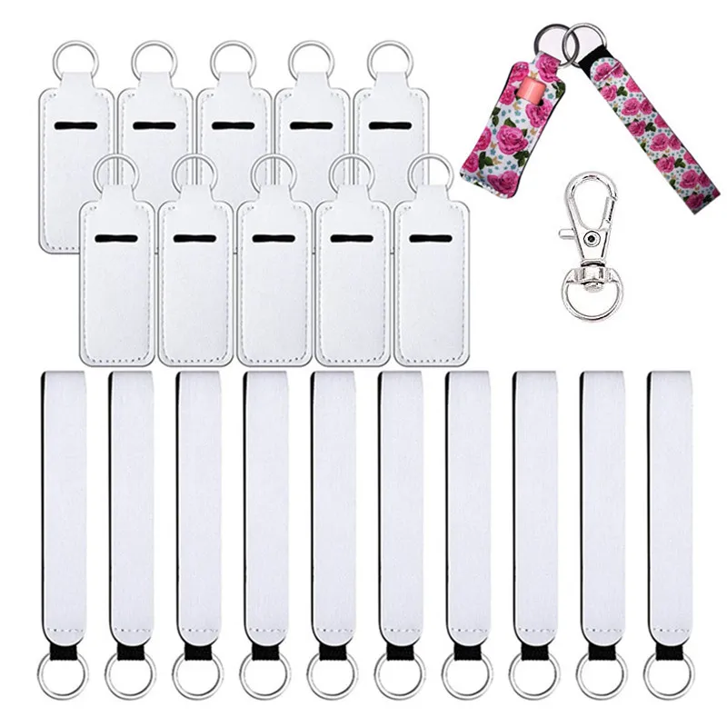 Favor Gifts Refillable Sublimation Blanks Neoprene Chapstick